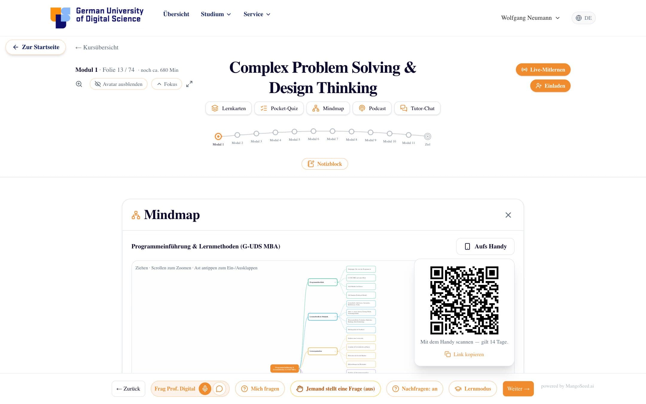 Aufs Handy — per QR-Code